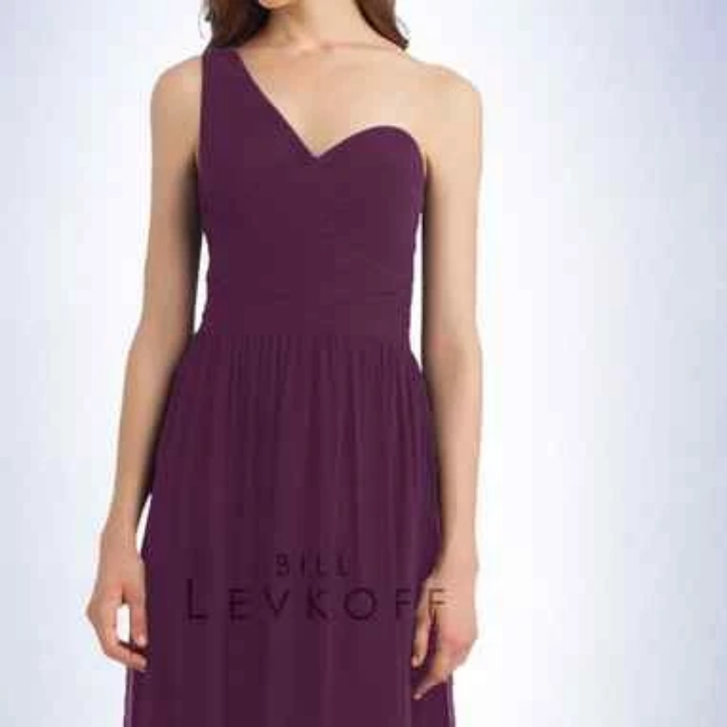 Bill Levkoff Bridesmaid Dress, Nwt, Size 10 Style 1128 Color Plum